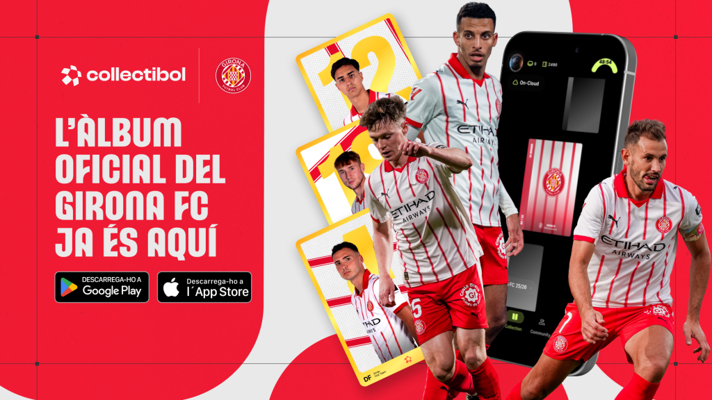 El Girona FC Presenta Su Álbum Oficial de Cartas Digitales 25/26 en Collectibol 3 Elena Digital López